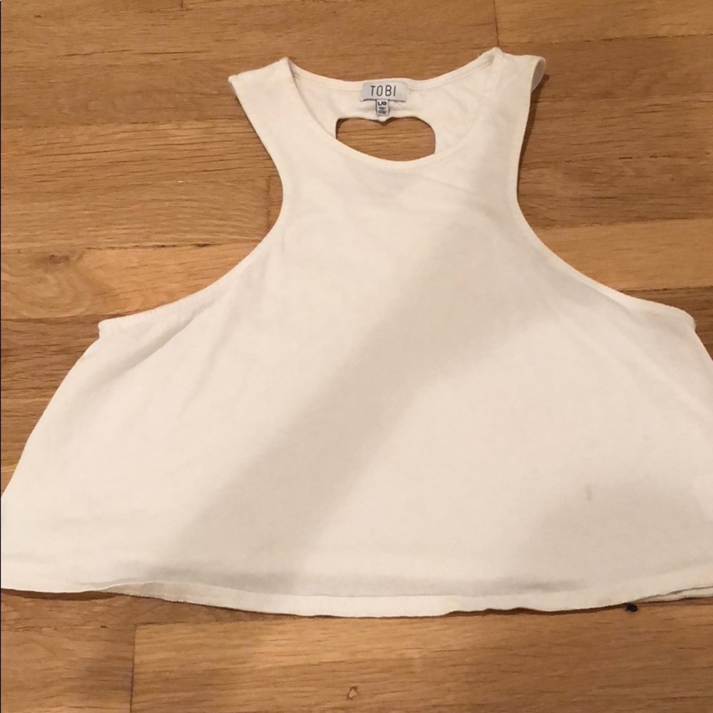 White tank top